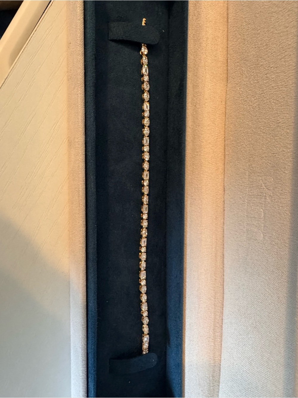 Kinn Esme Fancy Shape Tennis Bracelet 3.60tcw 6” - Picture 3 of 6